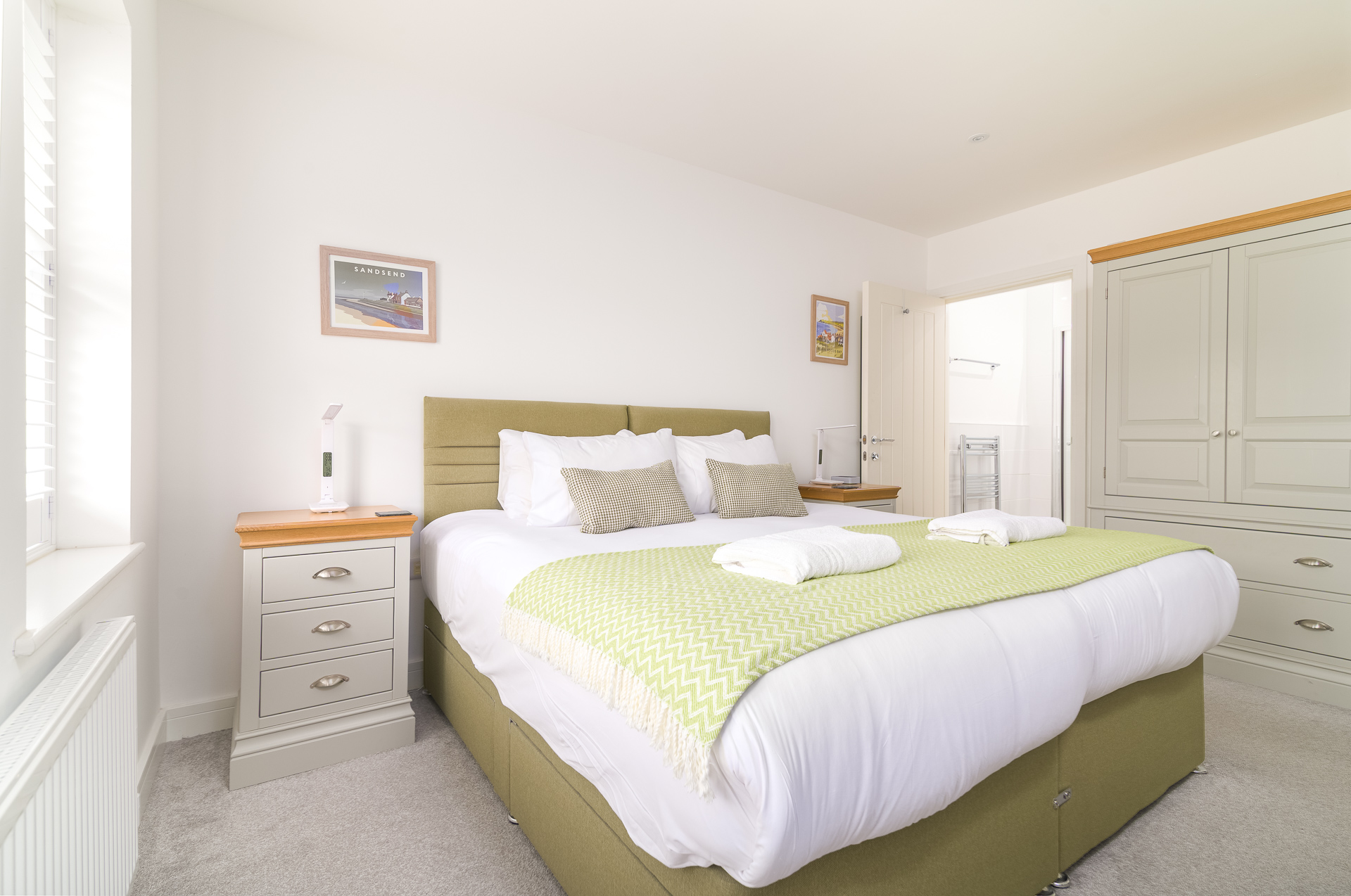 Bedrooms and bathrooms